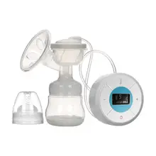 Электрический молокоотсос Интеллектуальный бесшумный автоматический массаж доильный молокоотсос для кормления ребенка