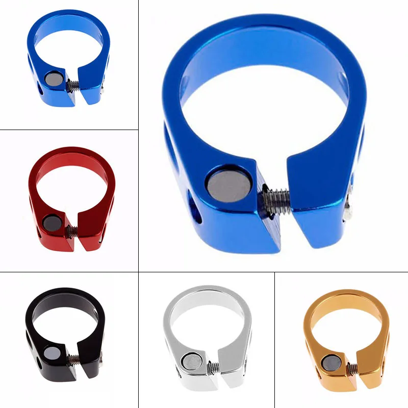 

1 pcs Bicycle Bike Seat Post Clamp Optional size 31.8/34.9mm Seatpost Tube Clip Fixed Gear Parts