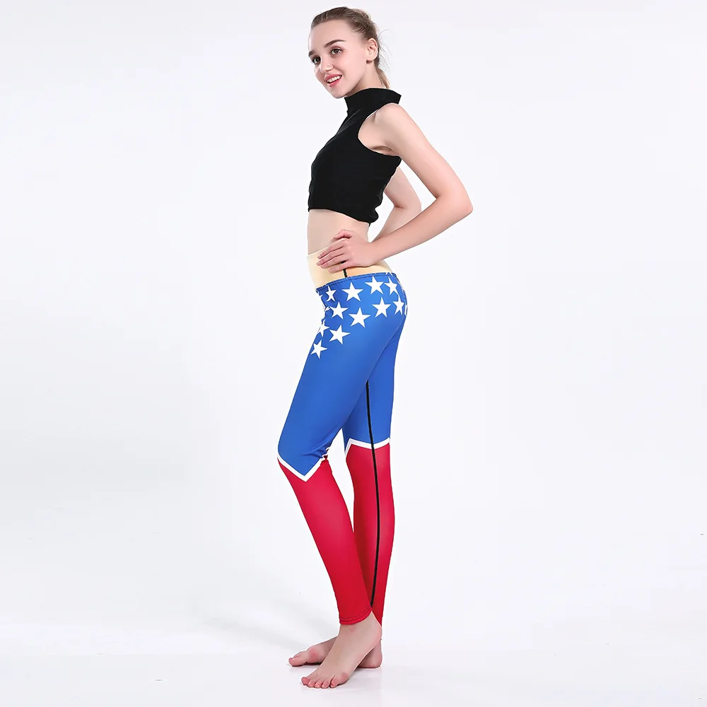 New football baby slimming hip movement breathable super elastic quick drying ladies nine lady pants leggings