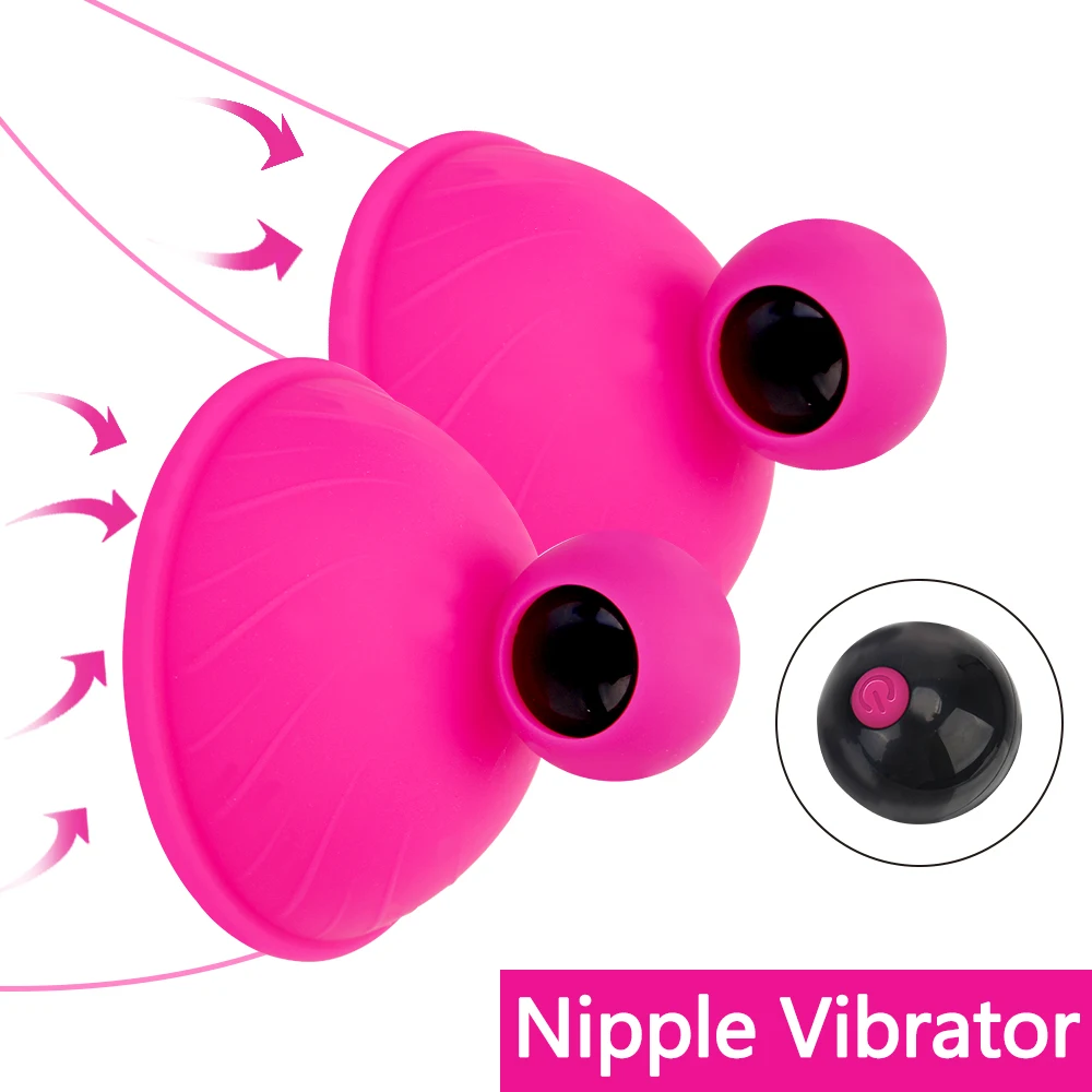 Tunga- och sugvibrator för bröstvårtor med sugfunktion för kvinnor_voghion.com