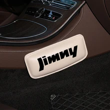 Подушка для поддержки бедра, автомобильный наколенник для Suzuki Jimny, аксессуары для салона автомобиля, мягкая кожаная подушка для автомобильного сиденья