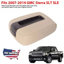 

ABS Armrest Box Cover For GMC Sierra SLT SLE 2007 2008-2014 Wear-resistant EasyTo Clean Car Protection Interior Durable Black