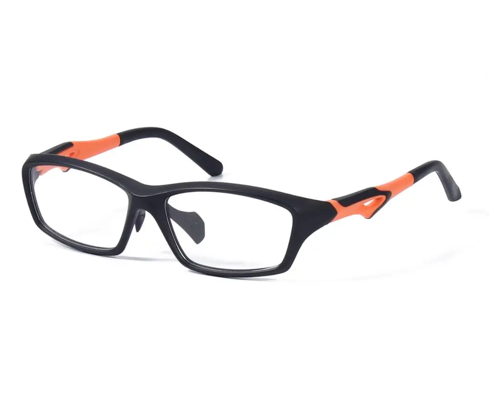 Black orange Спортивный Стиль TR90 полный обод по рецепту оптические оправы для очков для мужчин очки - Цвет оправы: Black orange