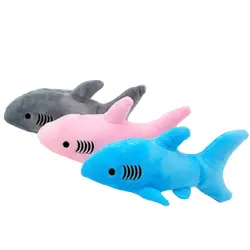 18 см океан Акула плюшевая мягкая игрушка кукла-брелок для ключей подвеска плюшевая игрушка «Акула» куклы Синий Розовый Серый плюшевая