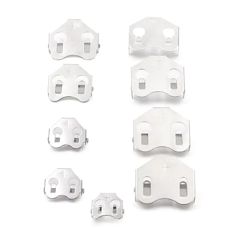 10PCS Battery Shrapnel Cell Holder for CR1220 CR1620 CR1616 CR2025 CR2430 CR2450 |
