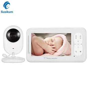 

Baby Monitor 4.3 inch Wireless Color Video Camera 2 Way Audio Night Vision Temperature Monitoring Baby Sleeping Monitor