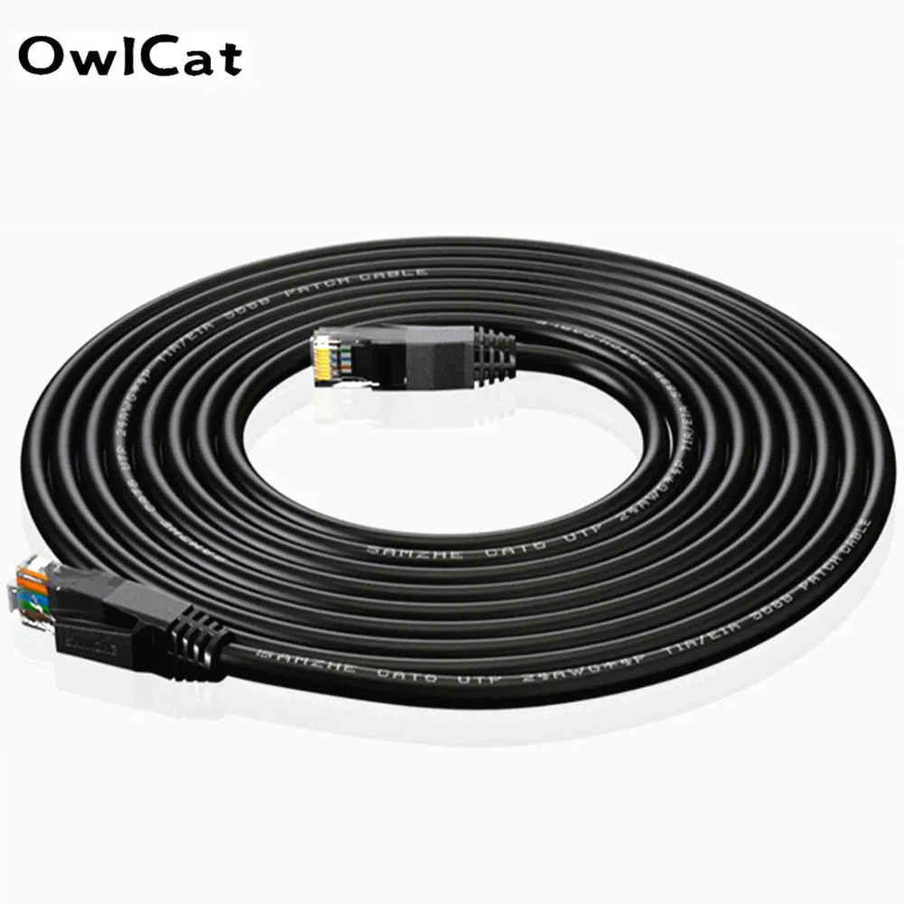 20 метров сетевой кабель CAT6 UTP 24AWG * 4P открытый Высокоскоростной Ethernet Линия м RJ45 для