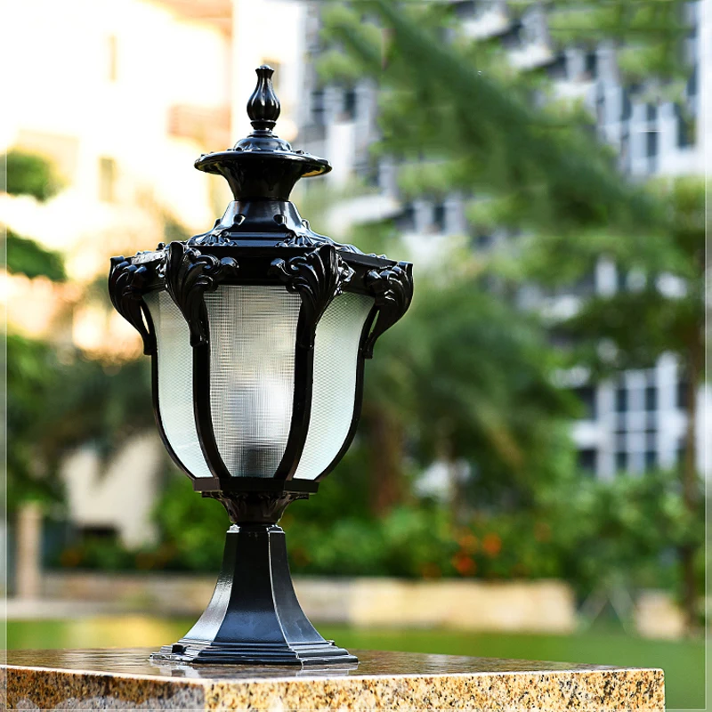Waterproof Garden Pillar Light Outdoor Lawn Lamp Aluminum Pillar Post Light Villa Courtyard Landscape Bollard Light I2456484468