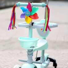 ПВХ Красочная ветряная мельница ветряная игрушка для велосипеда велосипед Скутер подарок для мальчиков девочек ребенка