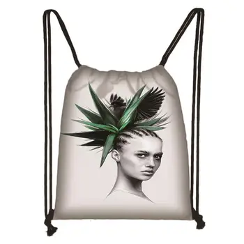 

Custom Antler Woman Drawstring Bag Cute Daypack Kids Satchel Casual Backpack Teenager Storage Bag Women Men 32x38cm*200607-21