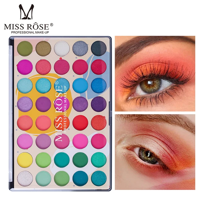 Palette d'ombres à paupières à paillettes de 40 couleurs, Pigment,  Maquillage professionnel pour les yeux, longue durée - AliExpress