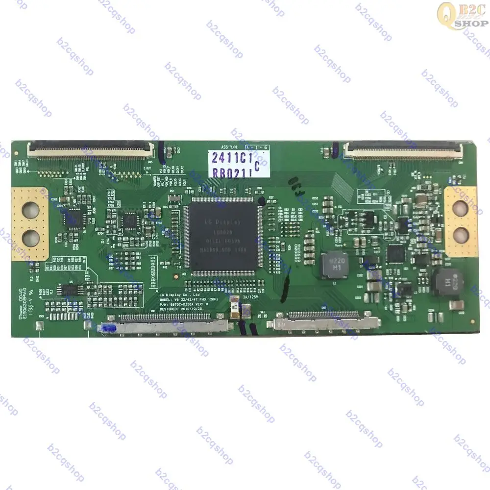 Оригинальный V6 32/42/47 FHD 120 Гц 6870C 0358A T CON tcon плата logic для LG TV|Комплекты умного дома| |