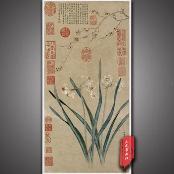 

Exquisite retro (flower picture) painting core