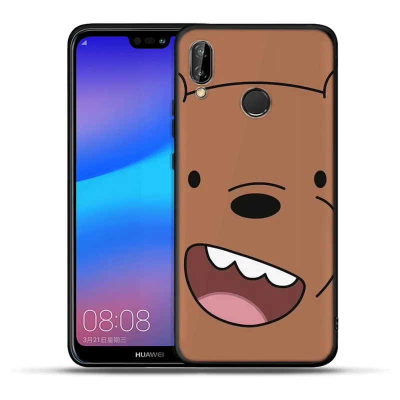 Силиконовый чехол с милой пандой для телефона huawei Mate10 20 Lite Pro P8 P9 P10 P20 Lite P20 P30 Pro P Smart Smart Coque Shell