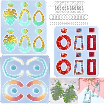 

Resin Molds,Earring Epoxy Resin Molds, Bohemian Drop Dangle Resin Earring Molds,Earring Molds for Jewelry Silicone Molds