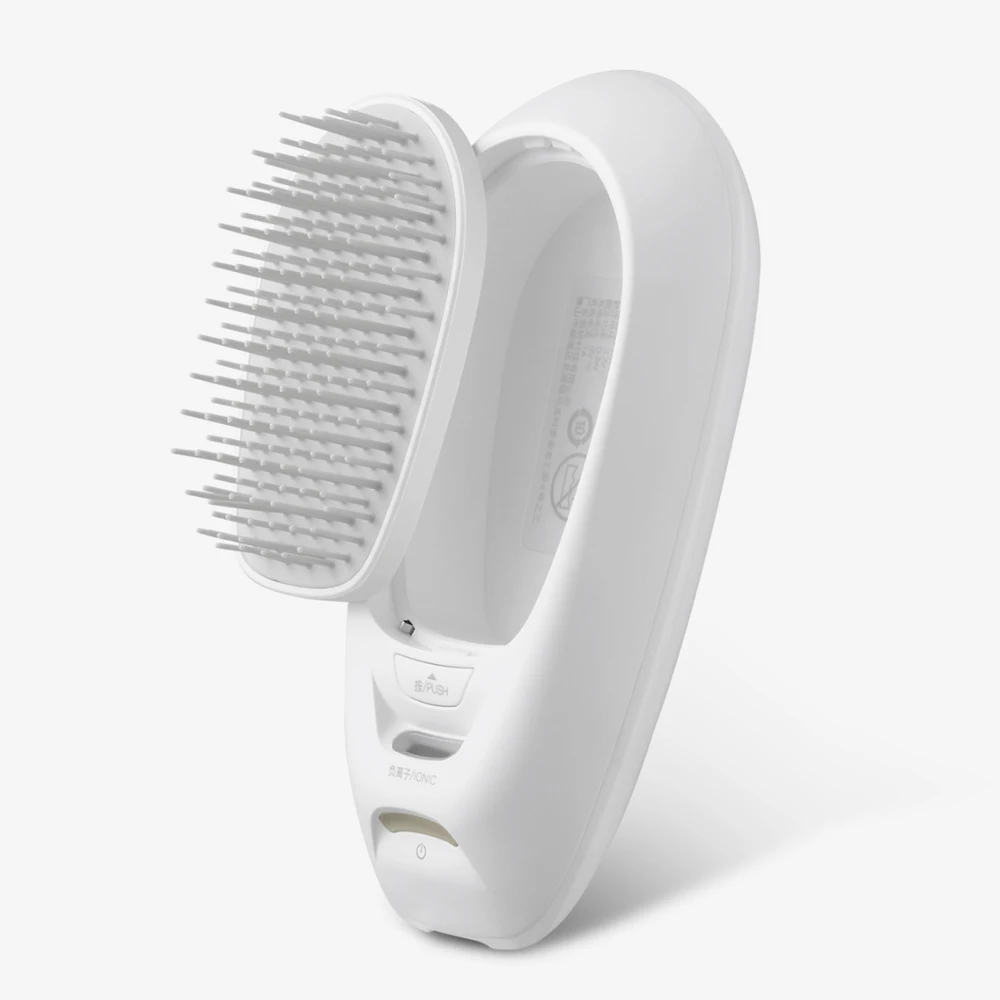 Xiaomi Wellskins анион расческа для волос Антистатическая щетка для волос Массажная расческа салонный инструмент для укладки волос портативная перезаряжаемая головка спа расческа