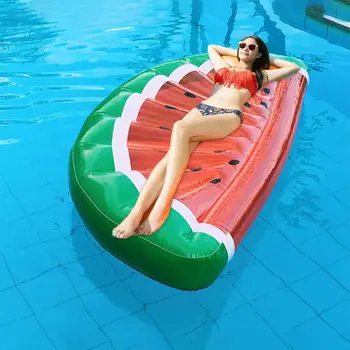

Inflatable Bed Semi-circular PVC Thickened Cartoon Inflatable Toy Watermelon Floating Bed For Adults Summer Holiday