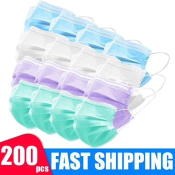 

Surgical Mask Disposable 3-layer Nonwoven Medical Mask Anti Dust Mouth Mask Windproof Face Mask In Stock 12 Hours Fast Ship