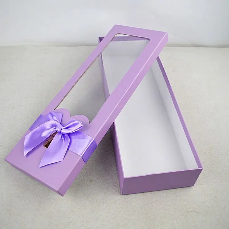 Галстук-бабочка элегантная Цветочная коробка экологически чистый высококачественный картон для свадьбы