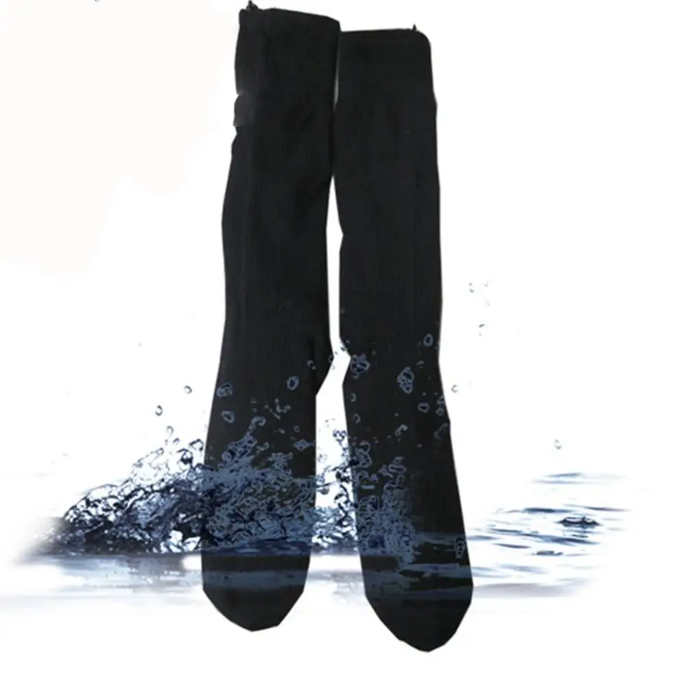 

Adjustable Temperature Electric Heated Socks Thermal Heating Long Cotton Sock For Cold Feet Winter Warm Tool