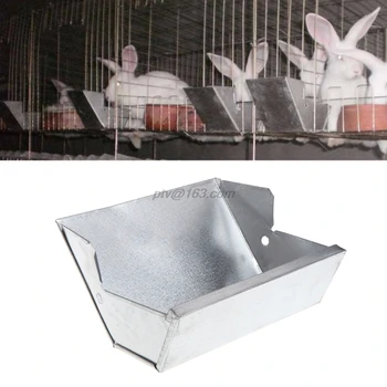 

Pro Rabbit Hutch Trough Feeder Drinker Bowl Farming Pet Animal Equipment Tool