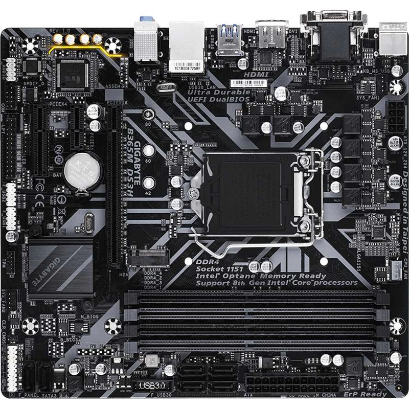 Материнская плата GIGABYTE B365M DS3H