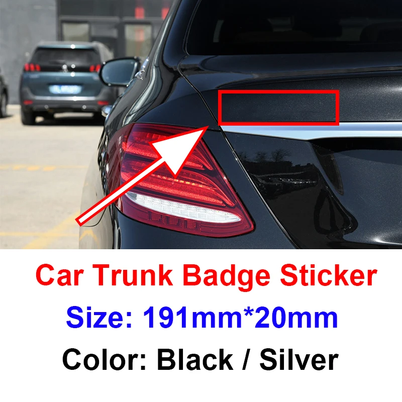 

1pcs Car Trunk Badge Stickers For Mercedes Benz A C E R M class CLA GLA AMG W204 W210 W124 W205 W203 Car Accessories Sticker