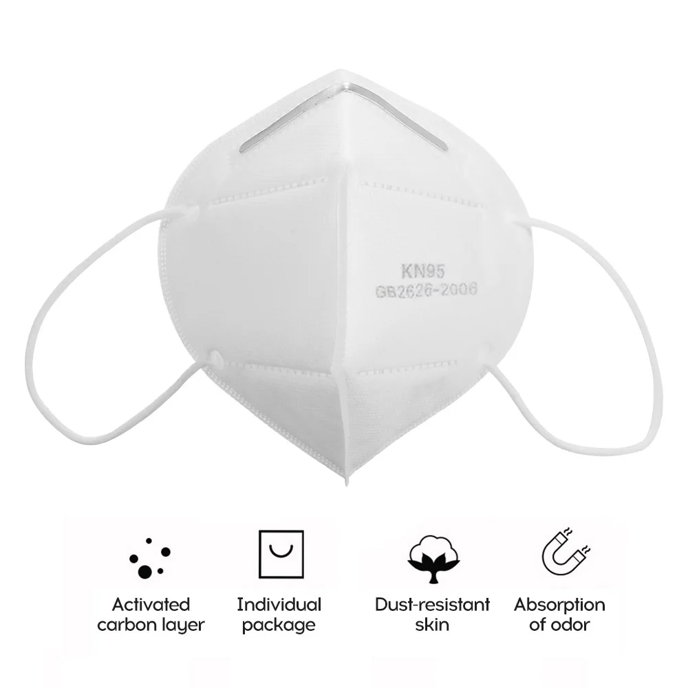 

cz us stock 1-20pcs KN95 Disposable Mouth Mask Unisex Dust-proof Non-woven Face Masks Anti Pollution Mouth Mask as KF94 N95 FFP2