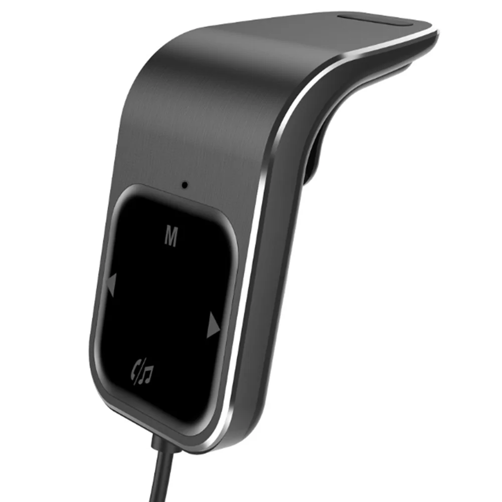 Автомобильный навигационный Голосовой MP3 плеер Bluetooth адаптер вызова сенсорный экран Быстрая зарядка управление музыкой fm-передатчик зарядное устройство двойной USB