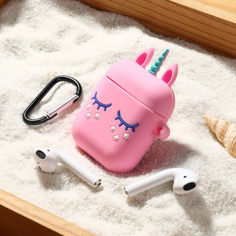 Чехол для Airpods, чехол с милым сердечком, котом, силиконовый чехол s для Bluetooth, беспроводные наушники Apple, чехол на Air Pods 1 2