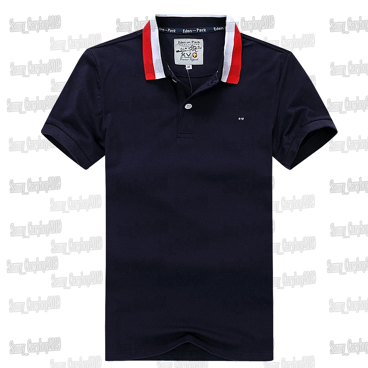 EdenPark Homme POLO лучшее новое летнее хлопковое Мужское поло с вышивкой хорошее качество Размер M L XL XXL XXXl EDEN PARK