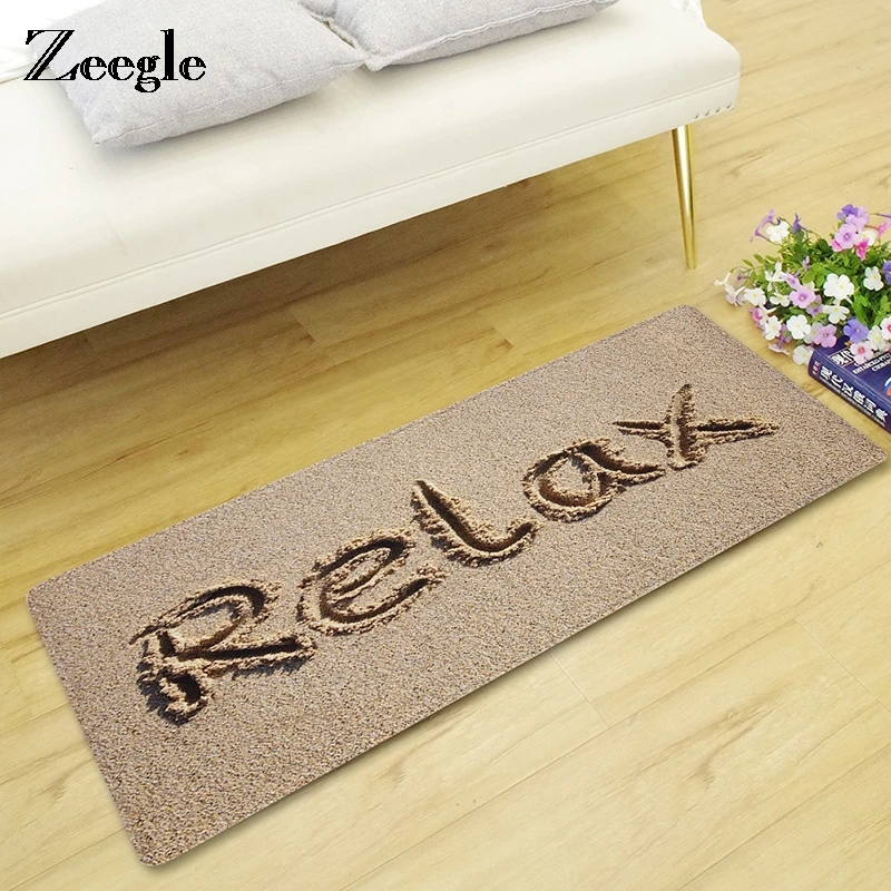 Zeegle Beach Door Mat Bedroom Carpet Bedside Rugs Non-slip Bathroom Carpet Doormat Kitchen Mat Tea Table Rugs Child Carpet