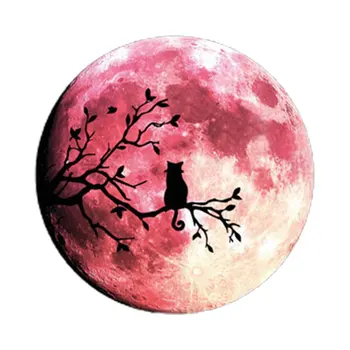 

Y0049 Creative Luminous Moon Wall Sticker Removable DIY Wall Sticker Moon Home Decor Wallpaper for Kids Bedroom Art Decals