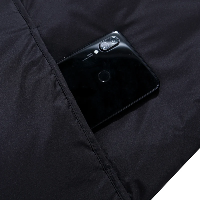 Winter New Down Jacket Men's Thick Warm Hooded Sports Men's Jacket Loose Casual Down Jacket Plus Size M-3XL
