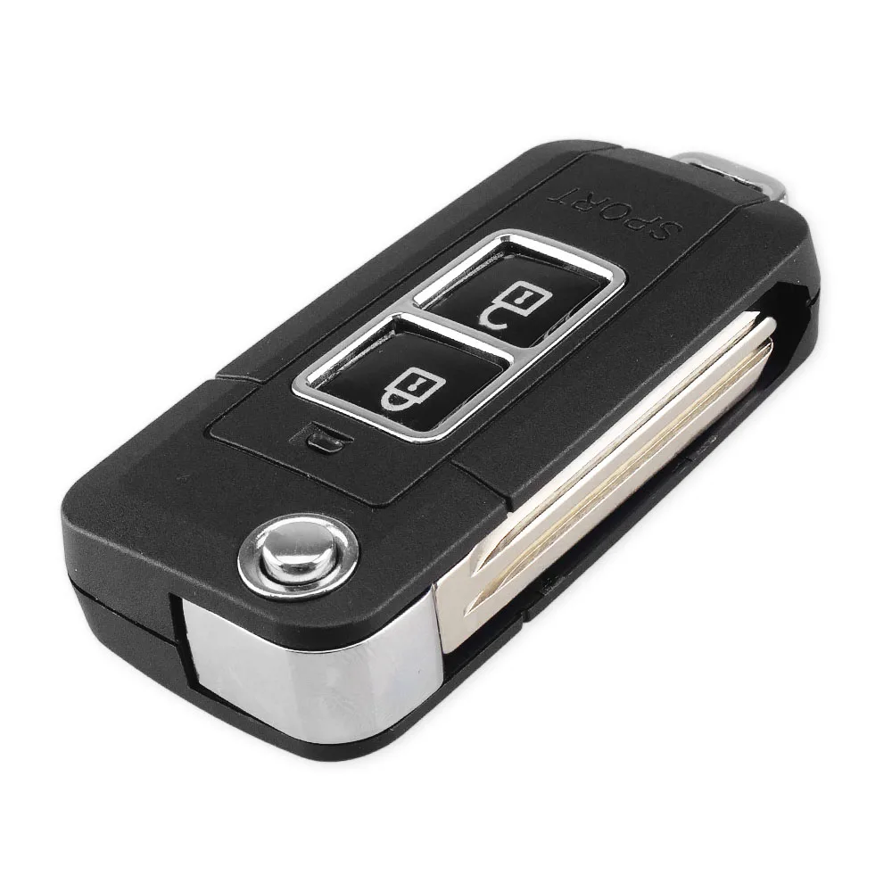 KEYYOU модифицированный чехол для Hyundai Tucson ix35 Elantra Accent SANTA FE с 2 кнопками откидной