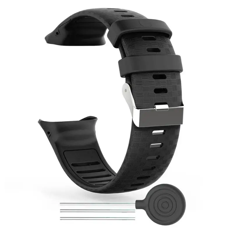 Black Для Polar Vantage V силиконовый смарт-ремешок для часов, браслет, ремешок, замена, запасные части, аксессуары для наручных часов - Цвет ремешка: Black
