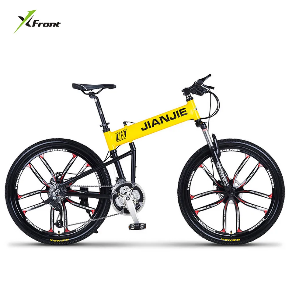 Excellent New brand Mountain Bike Aluminum Alloy Frame 26 Inch Wheel 24/27/30 Speed Downhill Folding Bicycle Dual Disc Brake Bicicleta 0