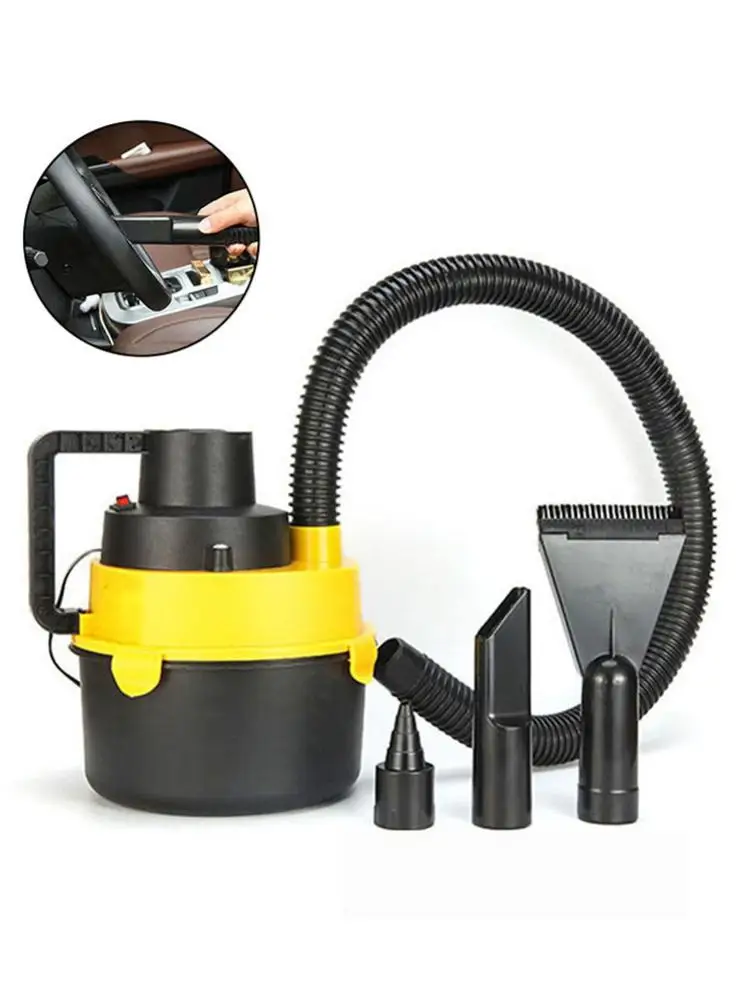 Universal Vacuum Cleaner Wet Dry Canister 12V 60W High Power Multifunctional Portable Car Pet Hair | - Цена: 1 331,97 - 2 841,36 руб.