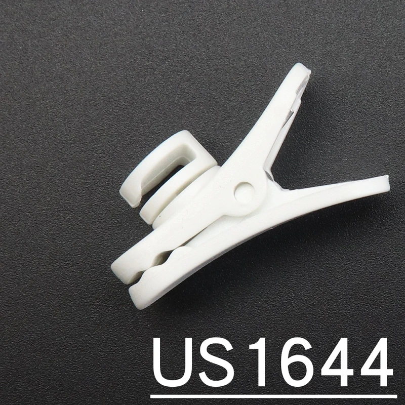 US1644 White 10pcs 10 шт., кабель для наушников, провод, шнур, зажим, зажим для организации, держатель, кабель для гарнитуры, переносной зажим для MP3 телефона, наушников - Цвет: US1644 White 10pcs