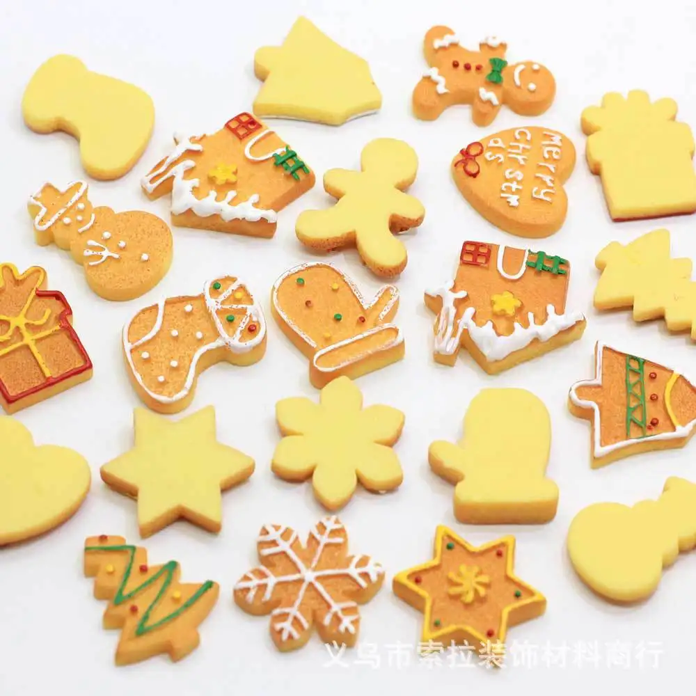 10Pcs Mix Mini Christmas Biscuits Decoration Crafts Cabochon Flatback Embellishments For Scrapbooking Diy Accessories 10Pcs Mix Mini Christmas Biscuits Decoration Crafts Cabochon Flatback Embellishments For Scrapbooking Diy Accessories