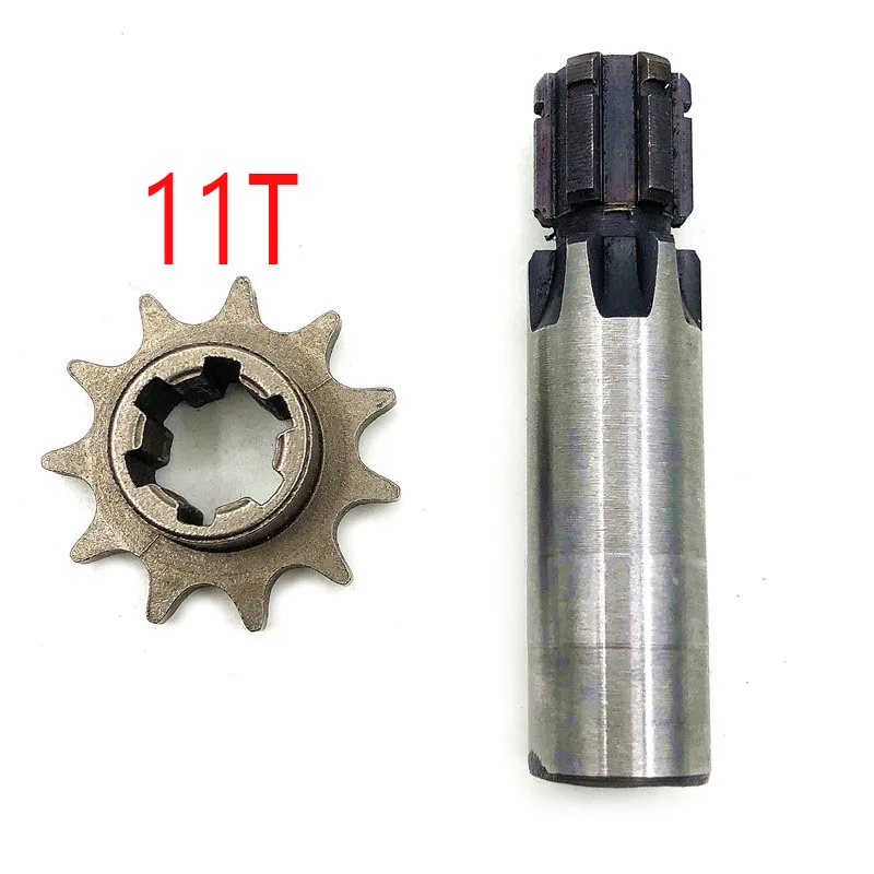 T8F Clutch Drum Gear Box Sprocket Axle fit 33cc 43cc 49cc Engine 11 14 17 20 tooth Gear Box for Scooter Mini bike