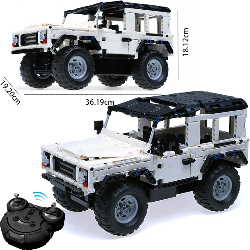 AIBOULLY C51004 Technic серия 553 шт. Defender RC автомобиль модель внедорожника DIY строительный блок автомобиль кирпичные игрушки для детей