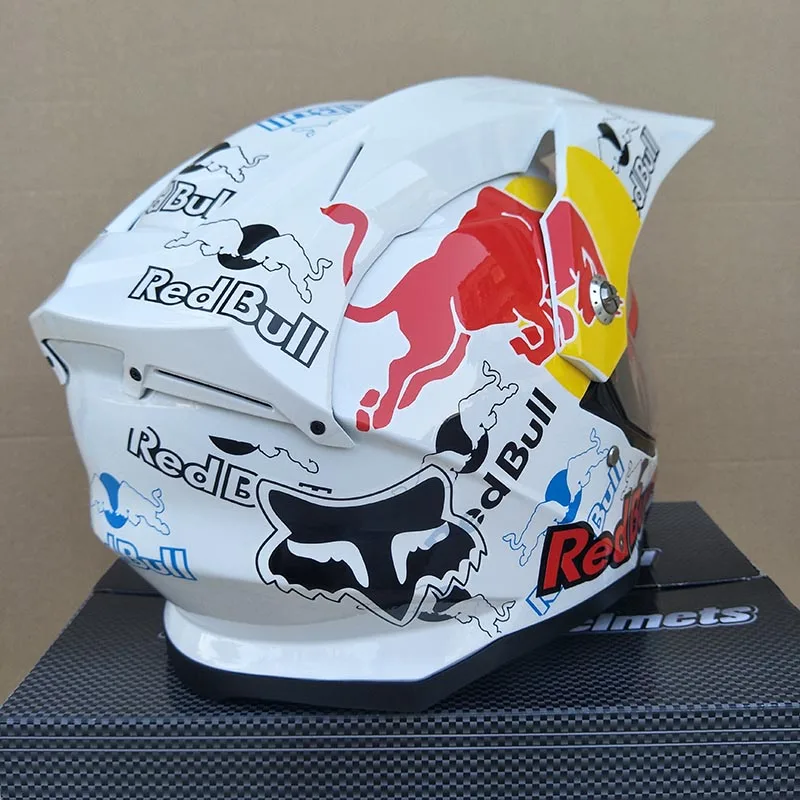 Motorcycle Helmet Motorcycle Riding Full Face Helmet Motocross Men's Adventure Downhill Racing Helmet DOT