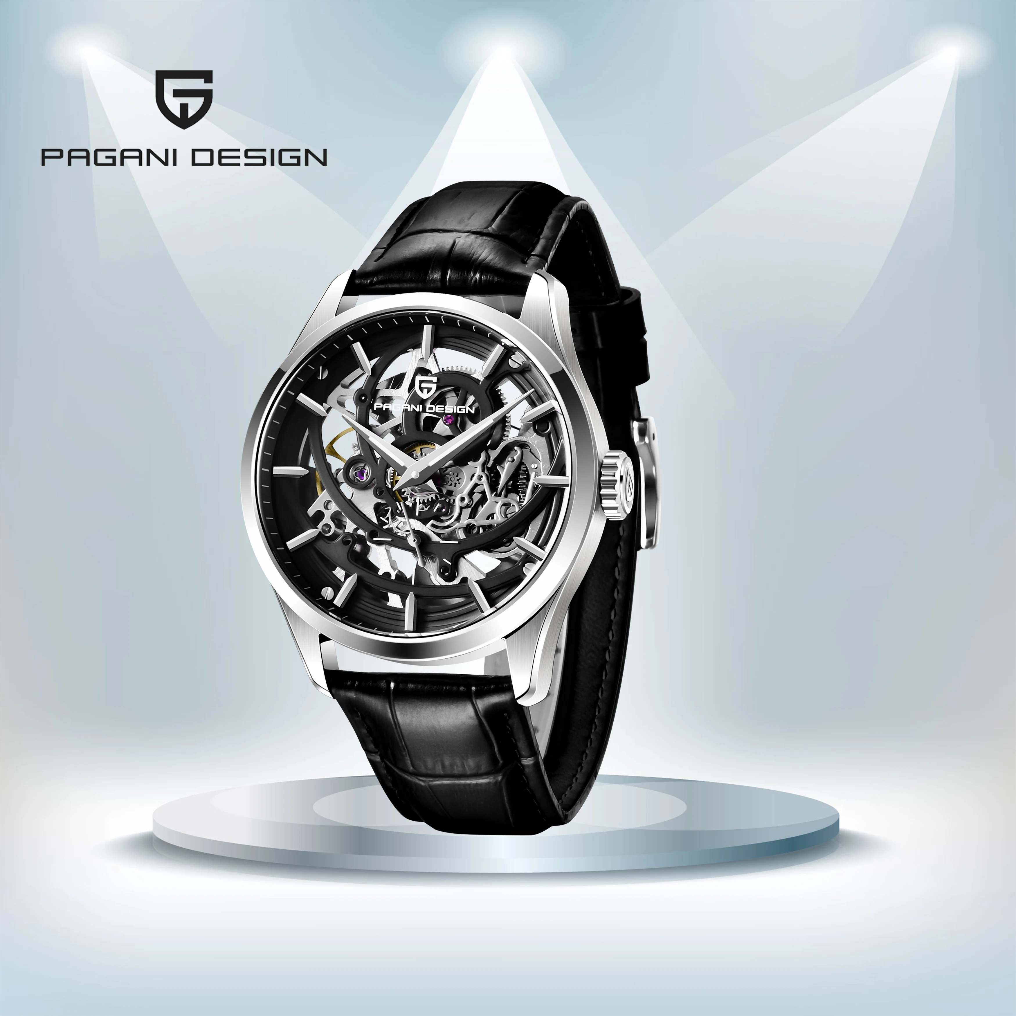 

2020 PAGANI DESIGN Skeleton Tourbillon Watch Men's Mechanical Watch Top Brand Waterproof Luminous Men's Watch Relogio Mangoro