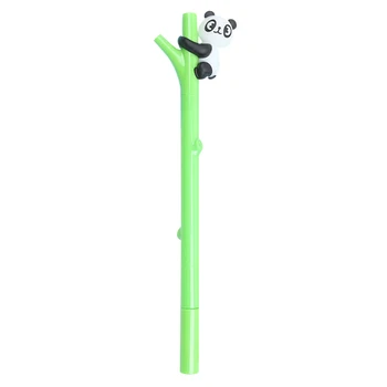 

AAAJ-24 Pcs/Lot Climbing Panda on Bamboo Gel Ink Pens 0.5Mm Ballpoint Pen Black Color Office School Supplies