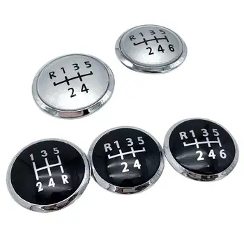 

5/6 Speed Gear Shift Knob Badge Emblem Cap Cover Replacement For Volkswagen VW / Transporter T5 T5.1 Gp 2003-2011