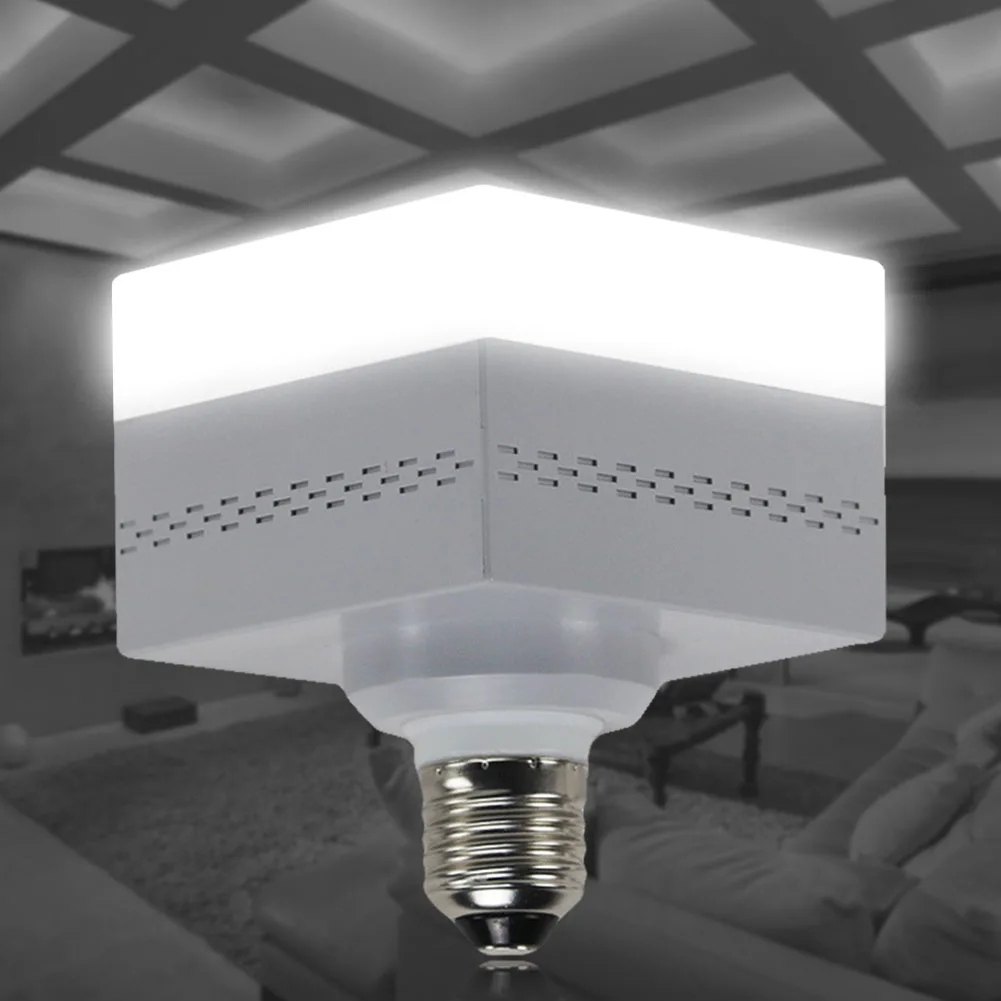 

Fixture Indicator High Power LED Light Bulb Lamp Portable Plastic Square Shape Illumination Home Decoration Rotating Replacement