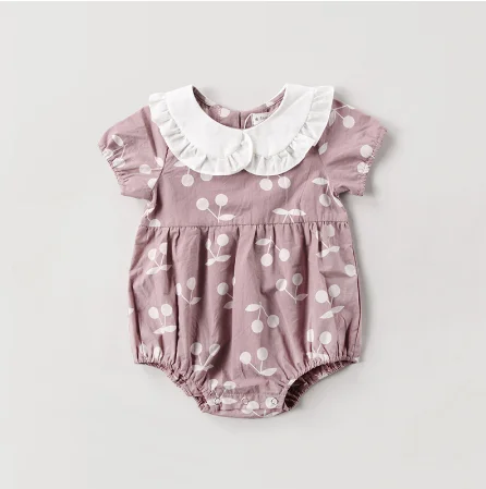 Распродажа; летний детский комбинезон; осенняя одежда; одежда для малышей - Цвет: Лаванда