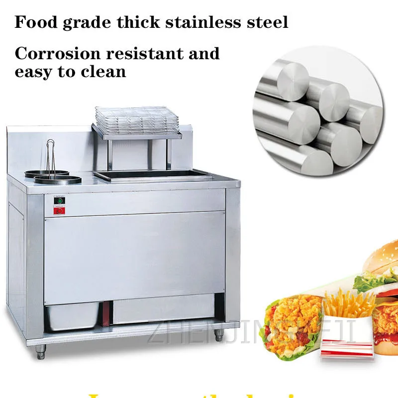 BS-1200 Electric Breading Table flour Table Small Wrap Machine Food Processing Machine Fried Chicken Burger Shop Dedicated