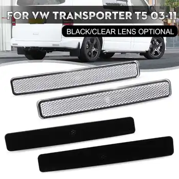 

2 Rear Bumper Reflector Light Left Right Tail Brake Lamp 7E0945105 7E0945106 For VW T5 Transporter Caravelle Multivan 2003-2011